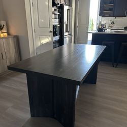 Dark Brown Dining Table 