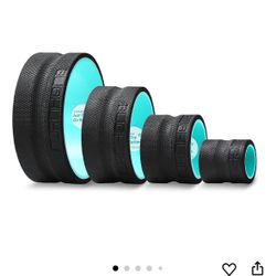 Furnhome Back Roller - Back Wheel for Deep Tissue Massage,Yoga Wheel for Back Pain & Stretching- Comfy Deep Tissue Massage Roller (4-Pack)