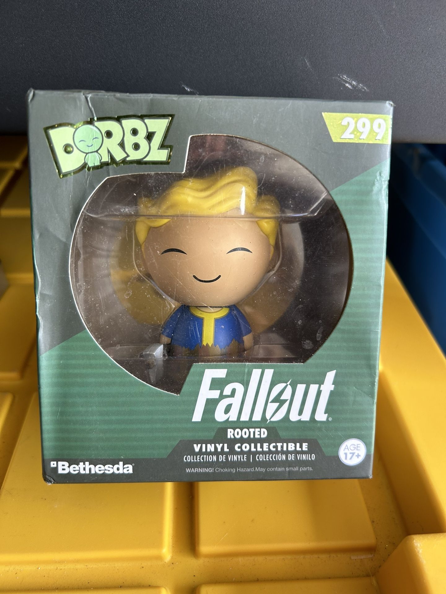 Funko Dorbz: Fallout - Vault Boy (Rooted) #299 vinyl collectible figure as is
