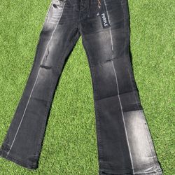 Purple Brand Flared Shadow Grey