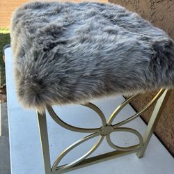 Super Cute For Stool With Gold Legs