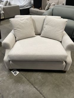 New 1 1/2 Chair Light Cream In Color