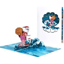 Christmas 3D Pop-up Greeting Card with Envelope