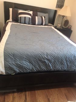 Queen Size Bed Includes Dresser, Nightstand - New Condition