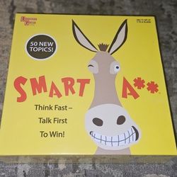 SMART ASS Board Game - Think Fast Talk First To Win! Brand New Factory Sealed!!!