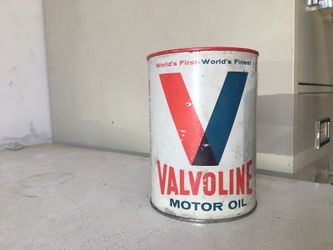 Valvoline oil can