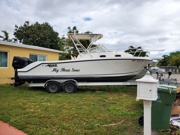 Mako 253 del 2002 con dos dos mercury optimax 150 del 2002 trailer 2012