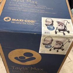 ✅✅ 70% OFF + FREE  delivery New Maxi-Cosi Maxi-Cosi Gia XP Luxe 3-Wheel car seat and stroller Grey✅