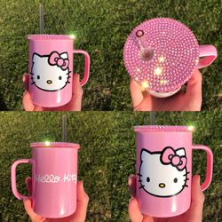 New Hello Kitty Glass Cup