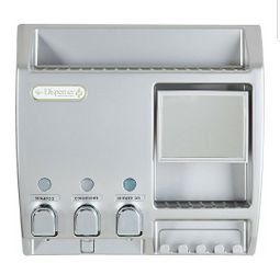 Better Living Products 73334 Ulti-Mate Three Chamber Organizer, Satin (mirror is missing, other then that excellent condition. New in box)