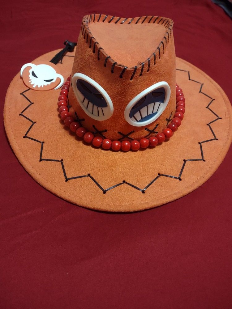 Anime One Piece Aces Hat Cosplay Item 