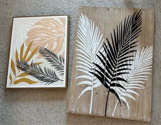 Floral wall art