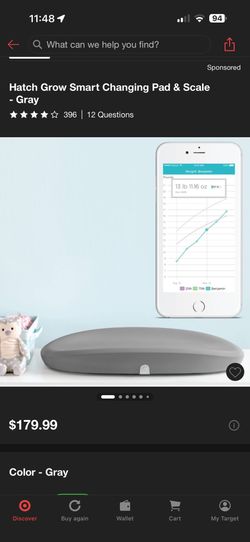 Hatch Smart Grow Digital Changing Pad scale