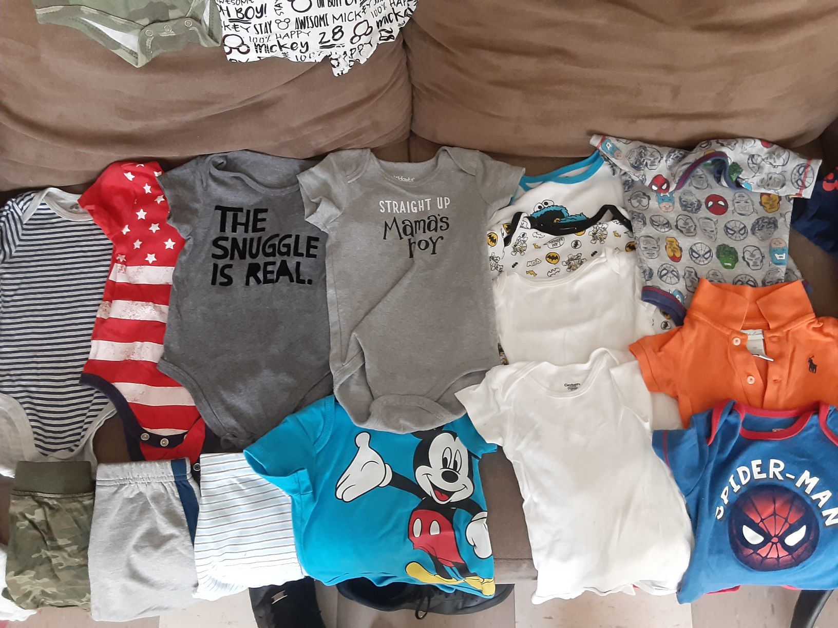 New and Used Baby clothes size from 0-6 months and 6-9 months