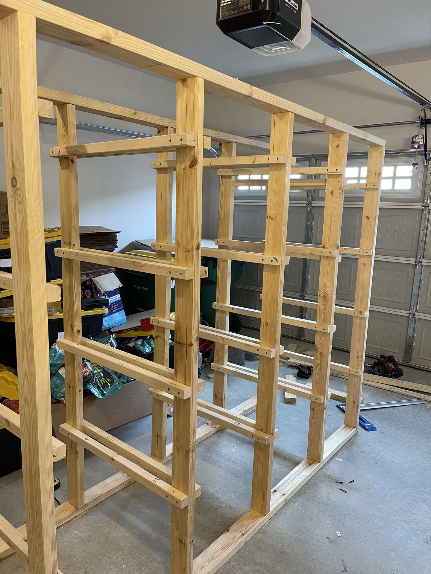 Garage Storage Shelves 16 Rack (no Bins) - FREE PAINT & INSTALLATION
