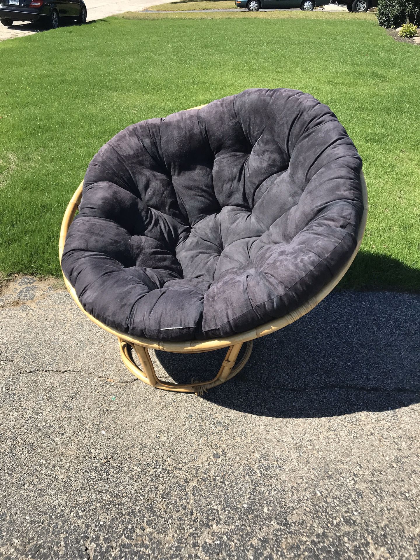 Papasan chair and cushion