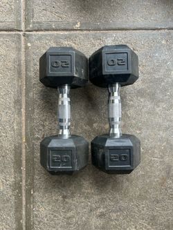 Rubber dumbbells