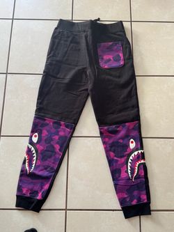 BAPE Shark Camo Jogger Sweatpants