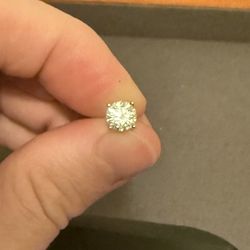 2 Carat Vvs Diamond Earrings Moissanite