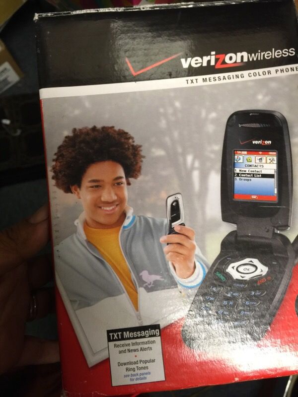 Verizon cell phone in box