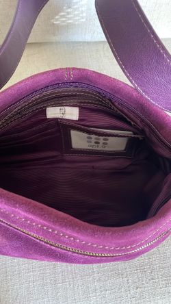 Suede shoulder bag