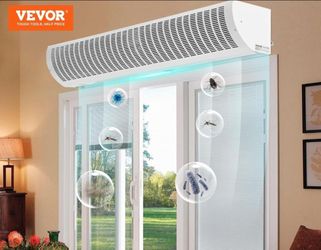 New In Box‼️VEVOR 💨60-Inch Indoor Commercial Air Curtain, 2 Speeds, Wall Mounted High Power FAN