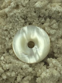 Donut Shape Mother-of-Pearl Pendant