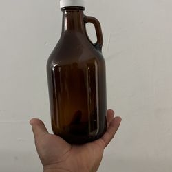 32oz Glass amber Brew/Water bottles