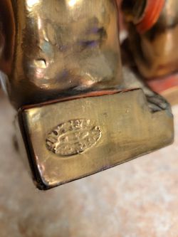 Very Rare 1920s Pompeian Bronze 6”x7”x3” Roman Greek Hammer Thor Bookends

 Thumbnail