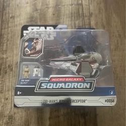 Star Wars Micro Galaxy Squadron Series 3 - Obi-WAN’s Jedi Interceptor #0056 NIB