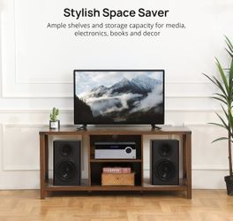 NEW in Box Entertainment Center TV Television Stand up to 65 inches, 55" - Rustic 