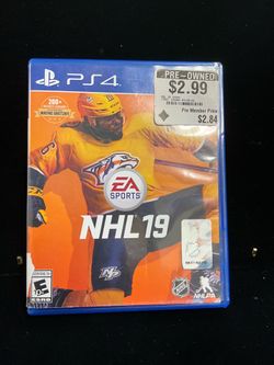 EA Sports NHL 19 PS4 Untested