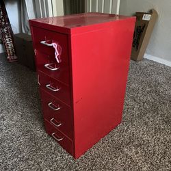 Red Tool Box With Drawers