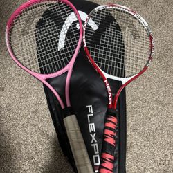 Pair Of Head Tennis Racquets 