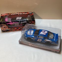 Die cast NASCAR 1.64 Scale Rusty And Burton