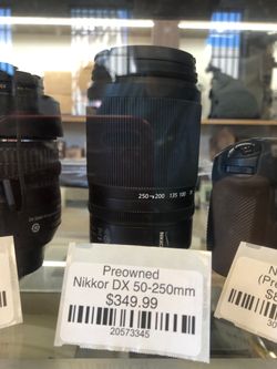 Preowned Nikon Nikkor 50-250mm