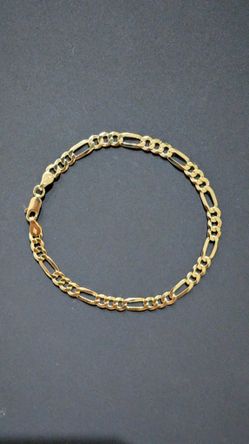 Sterling Silver Figaro Bracelet