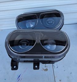 08-14 Dodge Challenger Projector Headlights Luces Focos Micas Faros Faroles Headlamps