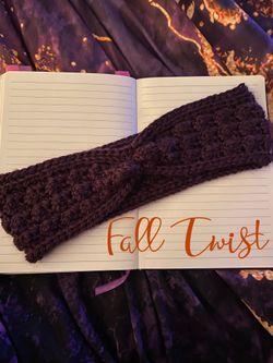 Hand Crocheted Headband/Ear Warmers/Ear Muffs