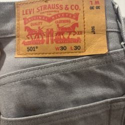  Levi’s 501s Color : Grey 30x30