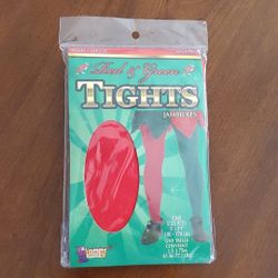 Red & green tights; Adult