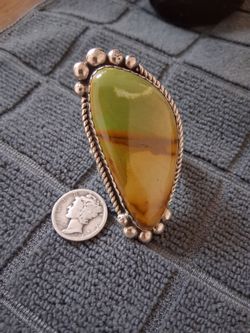 STERLING SILVER ROYSTON TURQUOISE STONE