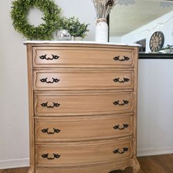 Tall French Provincial Dresser 