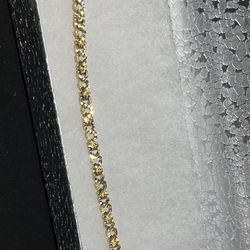 14KT Gold Bracelet 8”