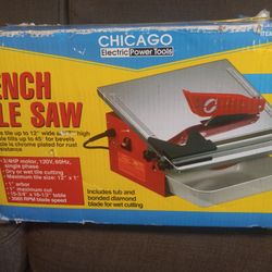 7" Bench Tile Saw New