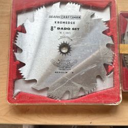 Craftsman 8in And 6in DADO Set 