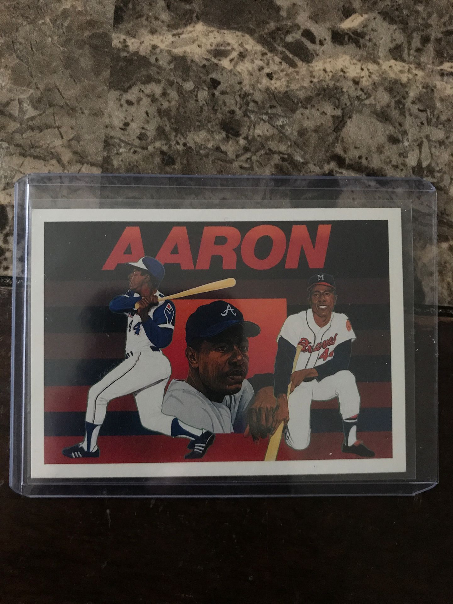 Hank Aaron 1991 UpperDeck Baseball Heroes