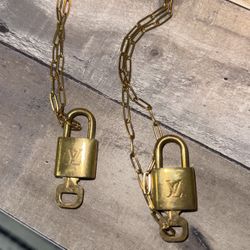 Authentic LV Lock necklaces 