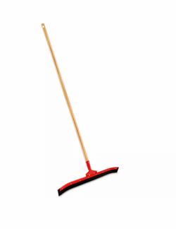 24in Floor Squeegee with Wood Handle new