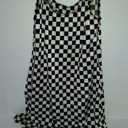 Ladies Checked Flag Sun Dresses